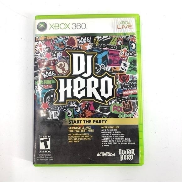 XBOX 360 Game DJ Hero Video Game - Picture 1 of 3